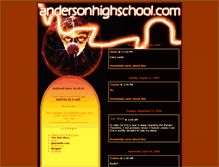 Tablet Screenshot of andersonhighschool.com